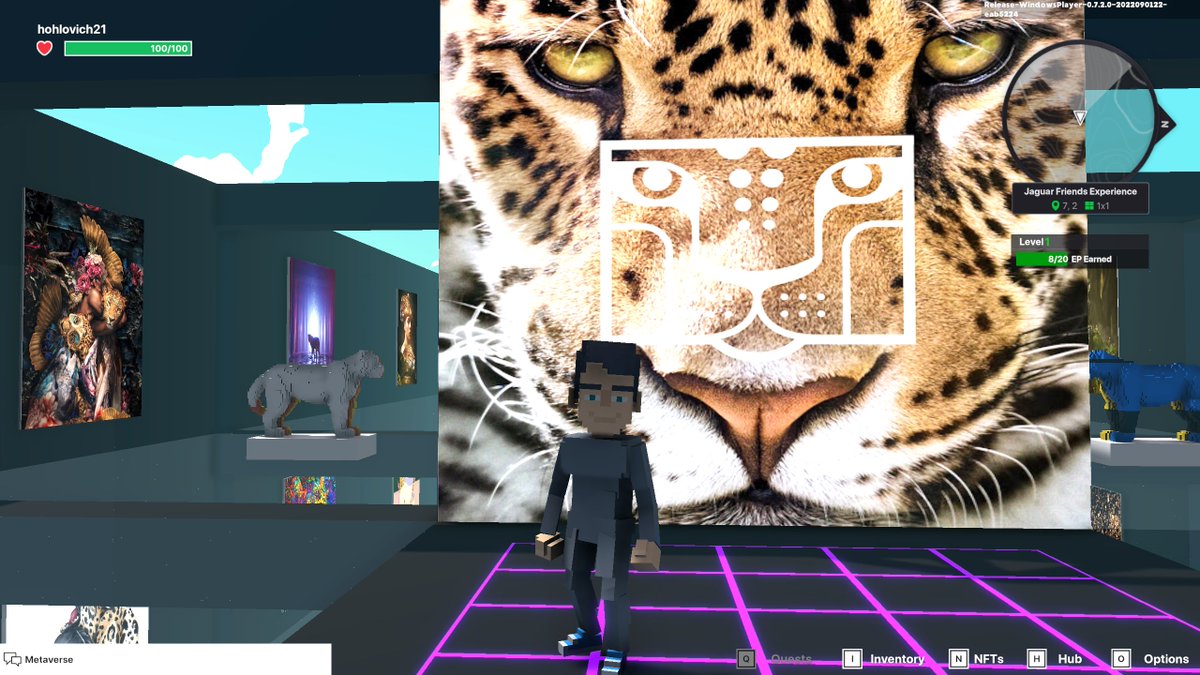 henrysplisky's tweet photo. @TheSandboxGame @jagfriends_nft I just finished my quest on @jagfriends_nft experience on the #sandboxalphaS3 for a chance to win a Season 3 Alpha Pass! Here I am in Legendaries Room, check out my screenshot!

#jaguarfriends https://t.co/q3BxafqTBl