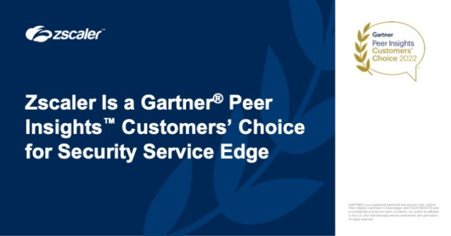 Ruffner007's tweet photo. Zscaler is a 2022 Customers' Choice in the first Gartner Peer Insights "Voice of the Customer" report for Security Service Edge. We ♥ our customers and are happy to have their vote. Learn more in our blog from our CEO, Jay Chaudhry. #ZCloudCollective https://t.co/SKAqdpTpi6 https://t.co/INZl5AWslo