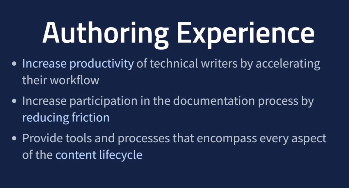 _Unsolved_'s tweet photo. Authoring experience should be the word of 2022. As @segphault in a talk dedicated to #markdoc well said — many people talk about user and developer experience, but not that many about making it easier to contribute to docs. #writethedocs @StripeDev https://t.co/SkiZNPXY3n