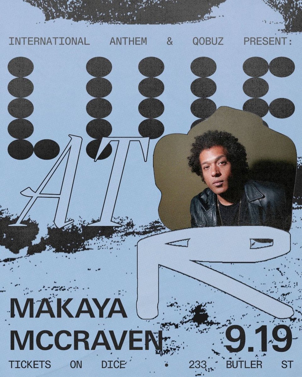 Nonesuch Records (@nonesuchrecords) on Twitter photo .<a href="/MakayaMcCraven/">Makaya McCraven</a> will perform from his new album, 'In These Times,' at Public Records (<a href="/233butler/">public records</a>) in Brooklyn next Monday, 9/19, with an all-star line-up including <a href="/JuniusPaulMusic/">Junius Paul</a>, @Harpista, De’Sean Jones and the string quartet from the album.
🎟️ dice.fm/partner/dice/e… .<a href="/MakayaMcCraven/">Makaya McCraven</a> will perform from his new album, 'In These Times,' at Public Records (<a href="/233butler/">public records</a>) in Brooklyn next Monday, 9/19, with an all-star line-up including <a href="/JuniusPaulMusic/">Junius Paul</a>, @Harpista, De’Sean Jones and the string quartet from the album.
🎟️ dice.fm/partner/dice/e…