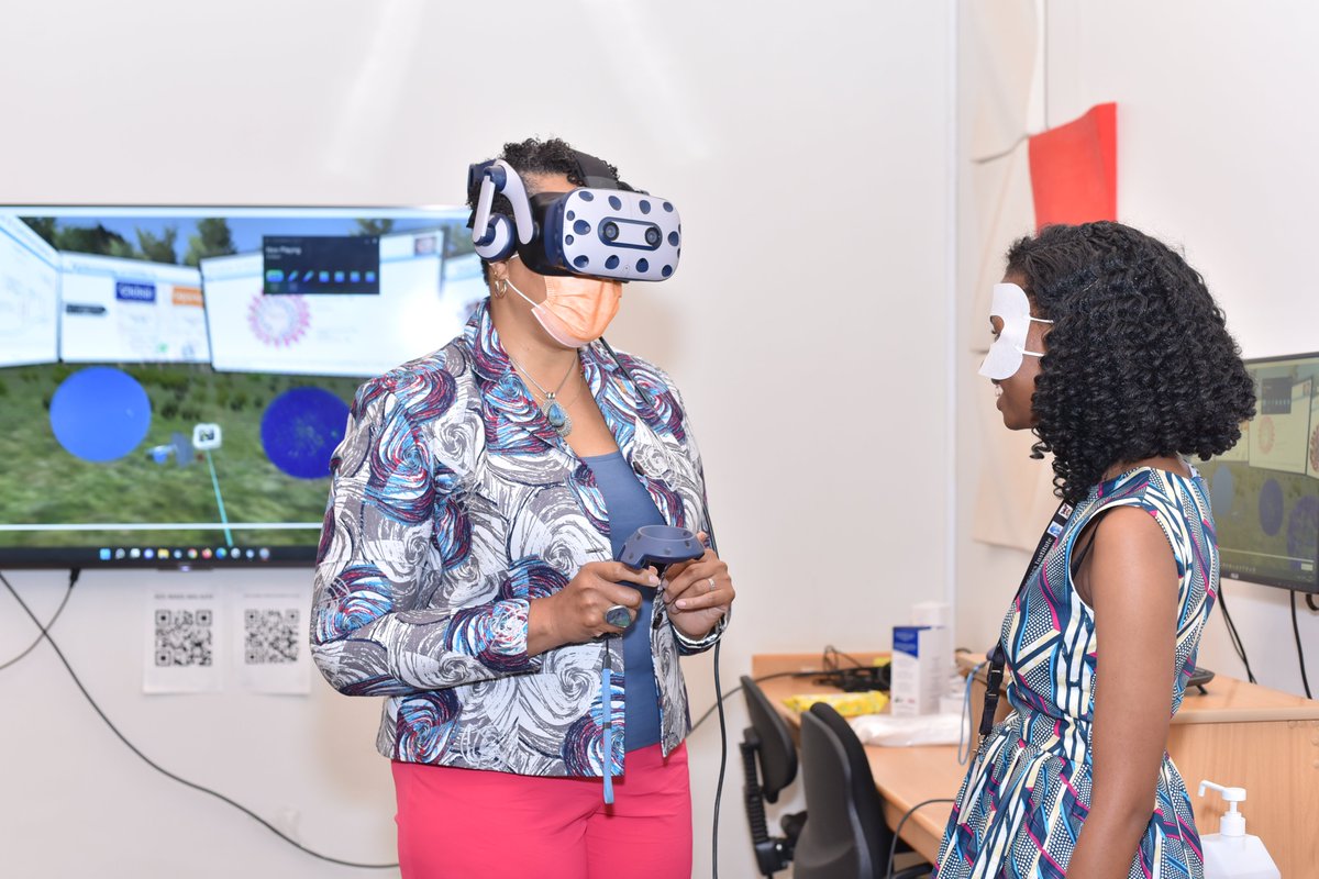 IDIMakerere's tweet photo. "One of the founding principles of ACE was to build a scientific network across Africa. 
Today, we see that network in action as students share their research and I am thrilled to be here, to celebrate their dedication and achievements" ~@USAmbUganda at the #ACE Global Consortium https://t.co/r0aO0WD4D1