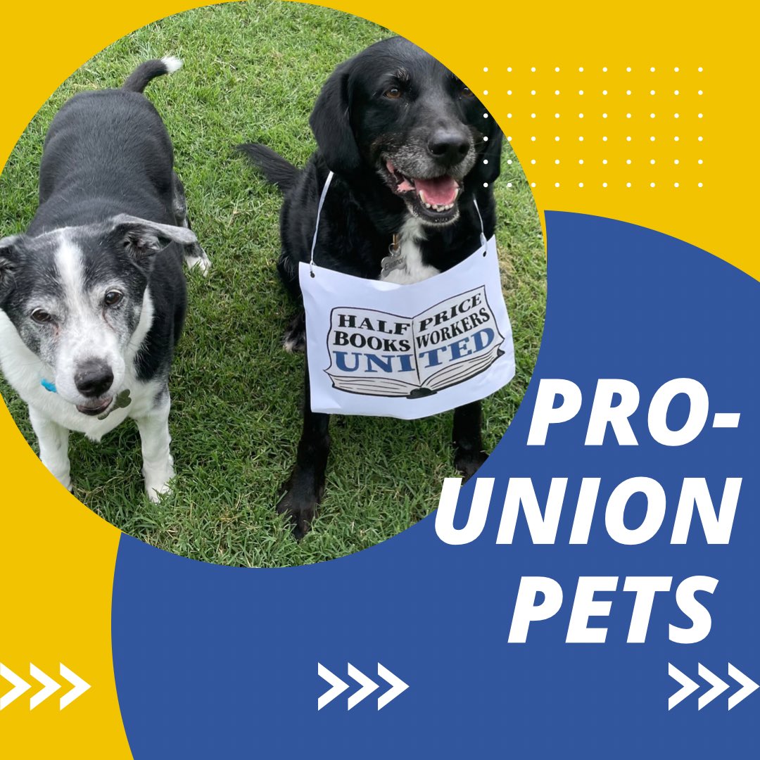 Franklin and Eleanor are a great team, and they know teams are best when everyone has a voice! Show us your #prounionpet in solidarity!