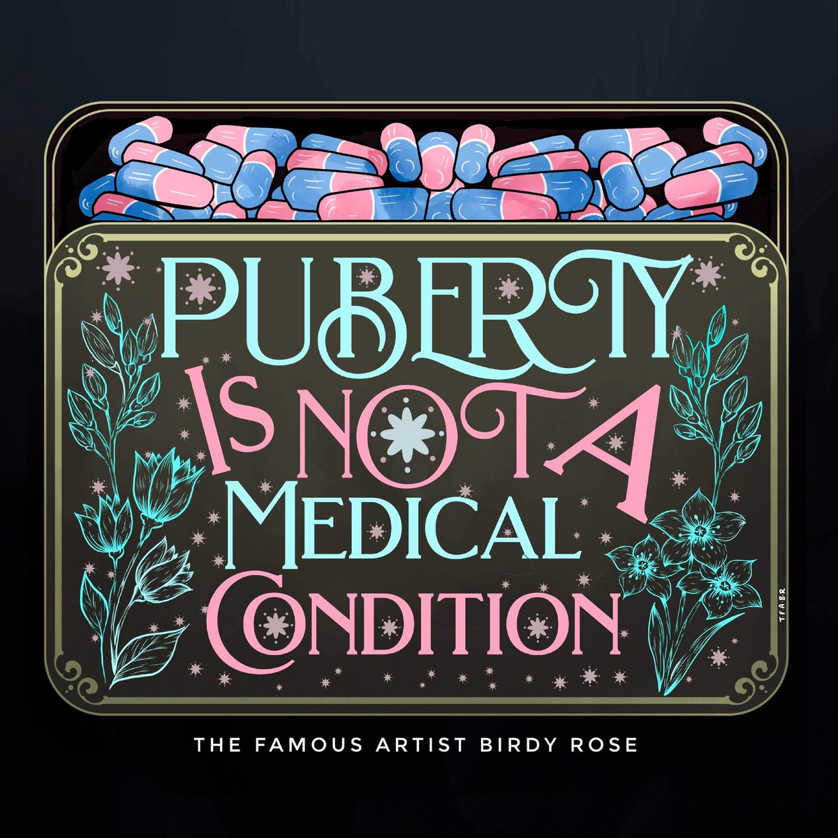 TheFamousArtBR's tweet photo. Encouraging parents to irreversibly sterilise their vulnerable children, put them on an unnecessary lifelong medical pathway &amp; potentially physically harm these vulnerable children through surgeries to amputate their healthy body parts… is actually evil. 🧜‍♀️🏳️‍⚧️🔥 https://t.co/qaWk6SArpG