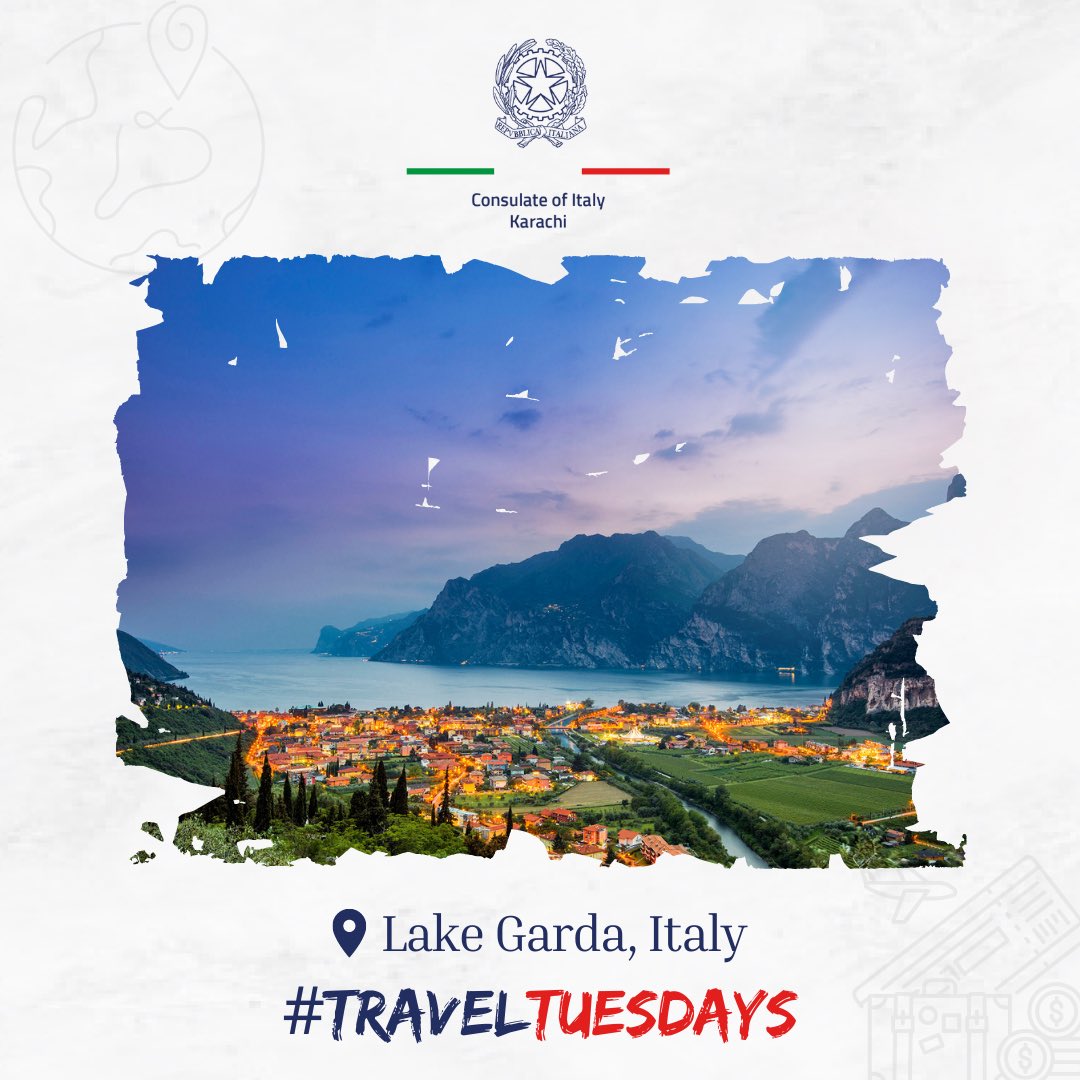 ItalyinKarachi's tweet photo. Enjoy a lovely holiday at #LakeGarda exploring historic communities, finding remote castle ruins, engaging in sports, and being astounded by the beauty of breathtaking views ๐
#TravelTuesdays #ConsulateofItaly https://t.co/i7YreTevNT