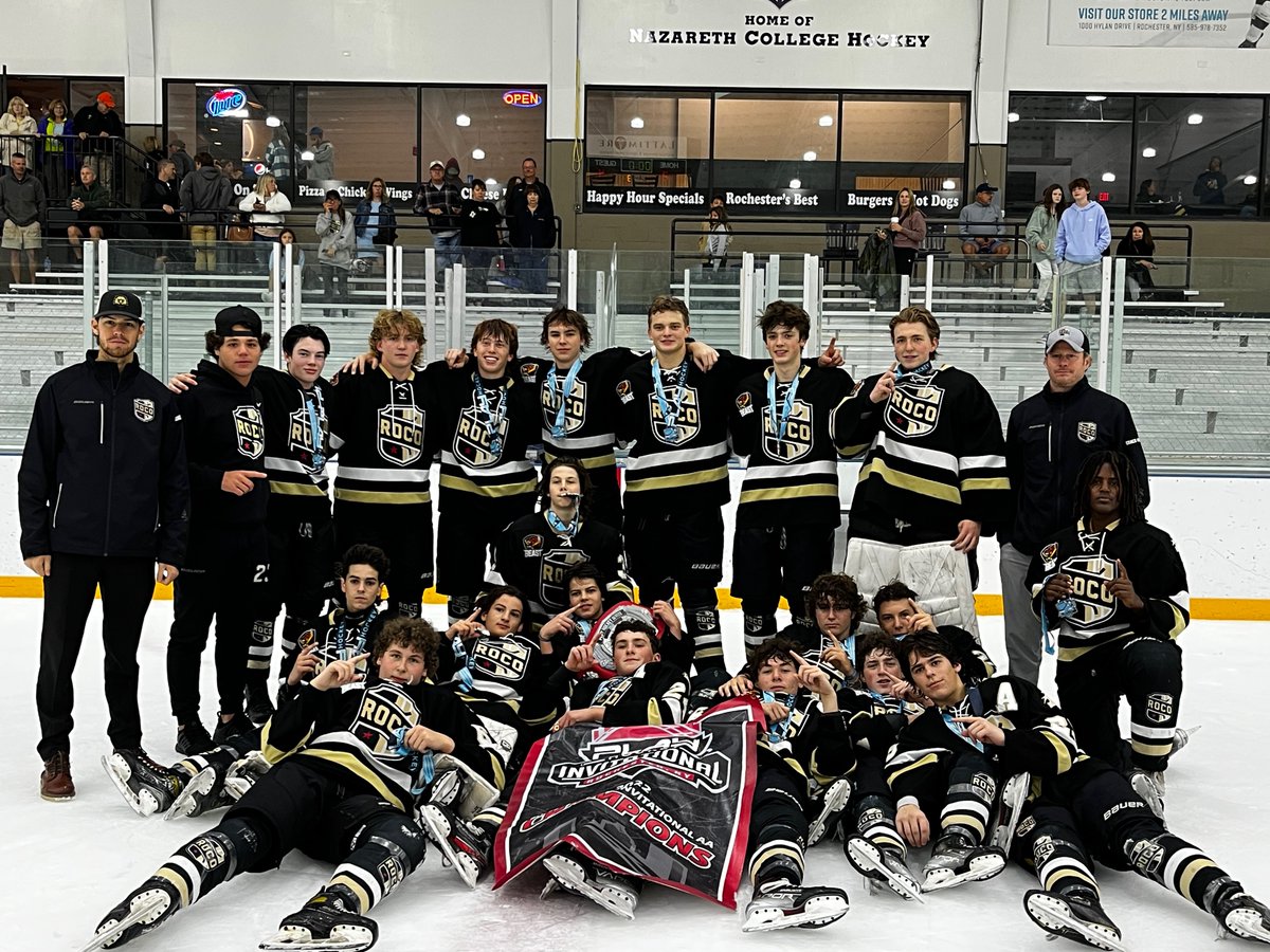 Play Hockey Invitational Champions!
Congratulations to head coach Matt Garver and the ROCO 16U AAA Beast National team on winning the Play Hockey Invitational in Rochester this past weekend. The team beat a very strong Wheatfield Blades team in the final 4-2.
#rollroco