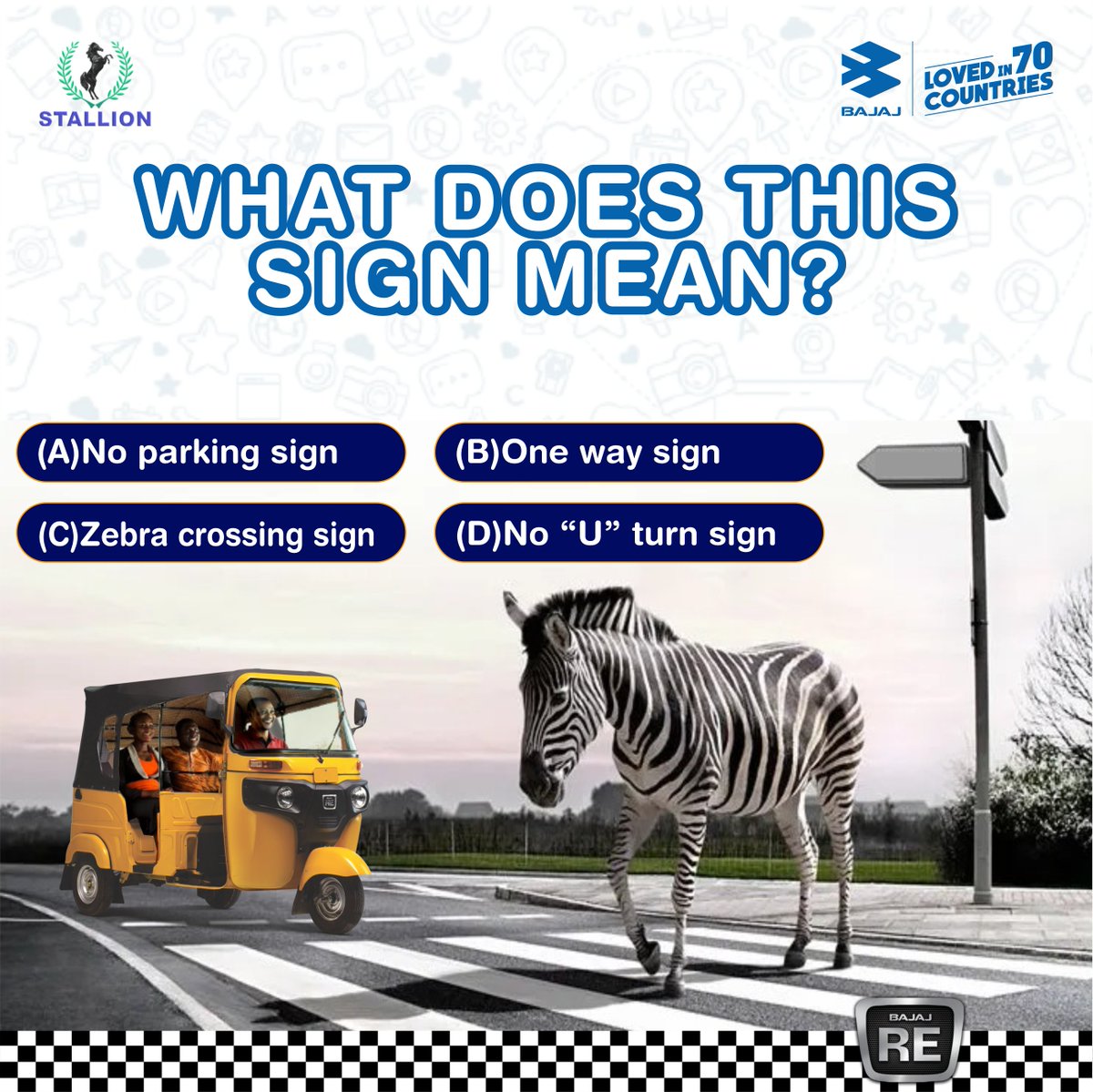 bajajkekeng's tweet photo. Match the road sign to its meaning in the comment section below.🛺
#StallionBajaj #BajajKekeNigeria #StallionGroup #Bajaj #lovedin70countries #Bajajsafetytips #roadsafety https://t.co/Os557IaXiL