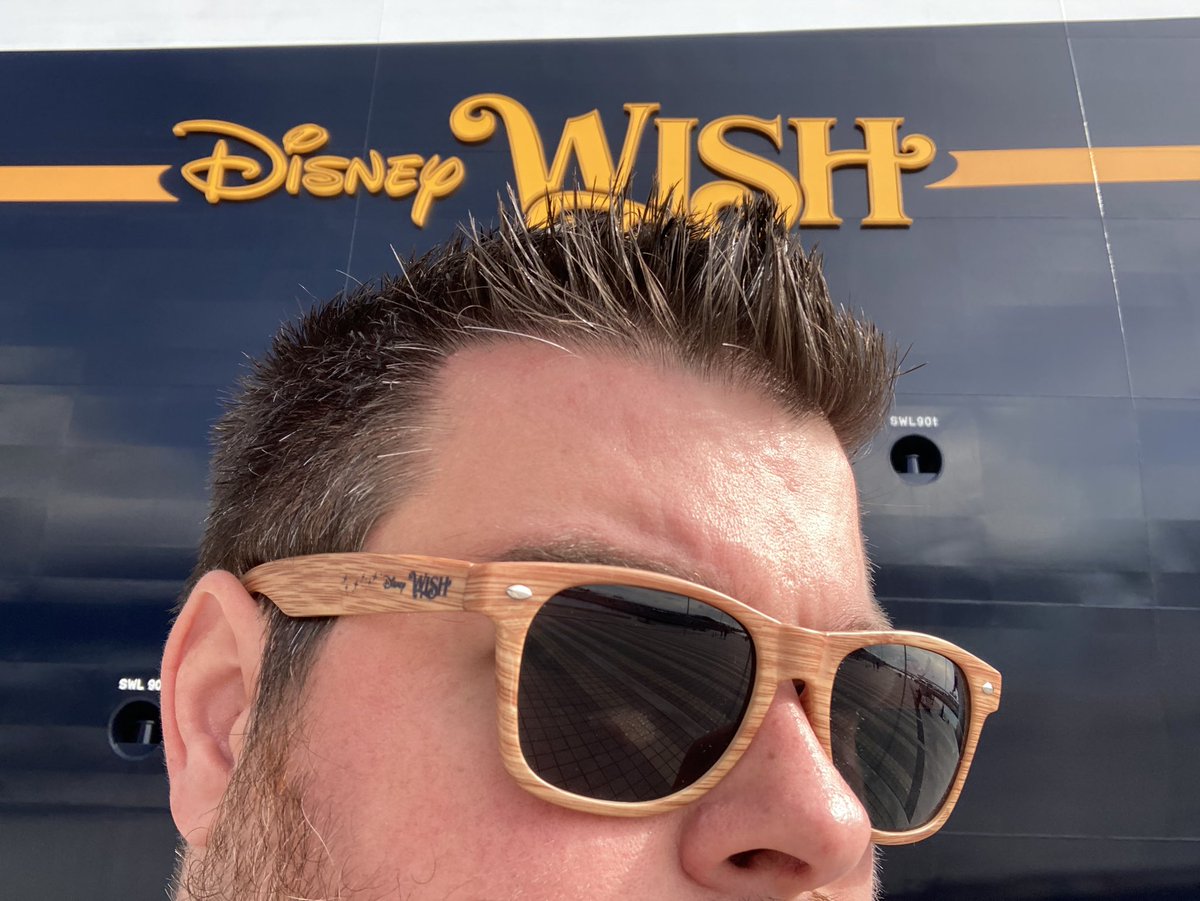 braddrinks's tweet photo. When I get back on land OOOOO baby, get ready for the cruise spam content. She is exceeding my expectations! #DisneyWish #NotHosted https://t.co/eNZAFmu1Sz