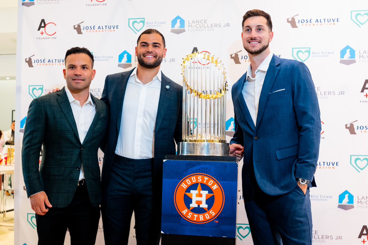 LMcCullersJrFdn's tweet photo. What an amazing night! Thank you to everyone who attended our 4th Team Up event and a special thank you to our incredible donors and sponsors.

We are so grateful for the Houston community and the love shown for us each year.

Here’s to next year! 🥂

#lancemccullerjrfoundation https://t.co/8W42YW2umj