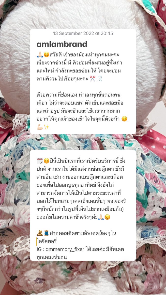 amlambrand🪡🧵คิวซ่อมตรง pin เลยค่า✂️ tweet media