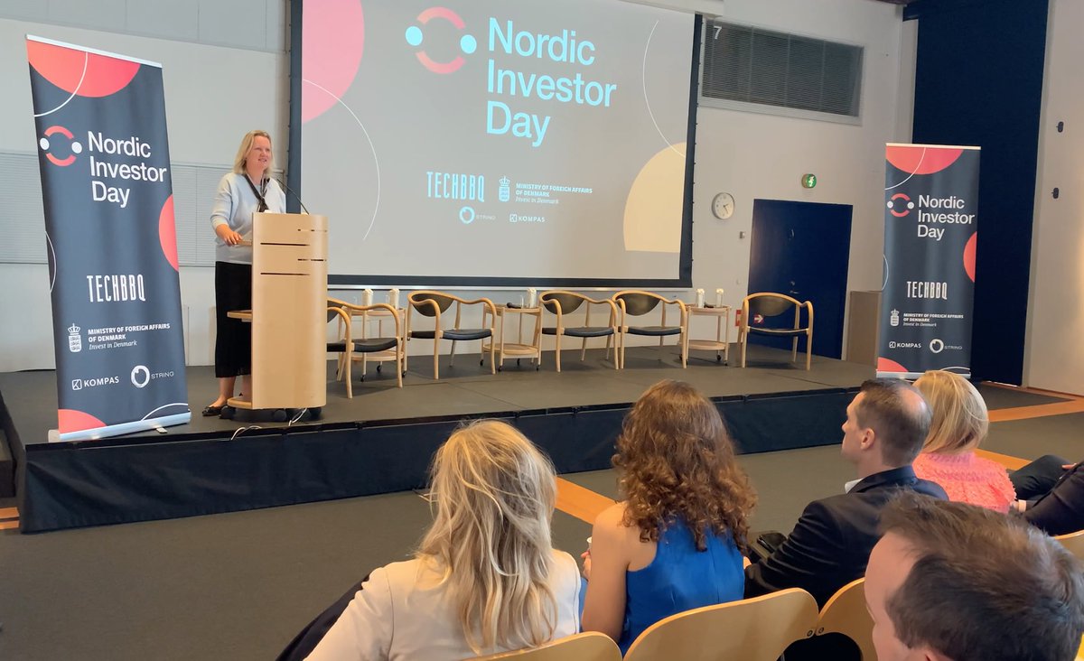 Impressive crowd <a href="/InvestinDenmark/">Invest in Denmark</a> and <a href="/TechBBQ/">TechBBQ</a> today! Pleasure to open the Nordic Investor Day with important discussions on the many opportunities for international investors in Denmark #InvestinDenmark