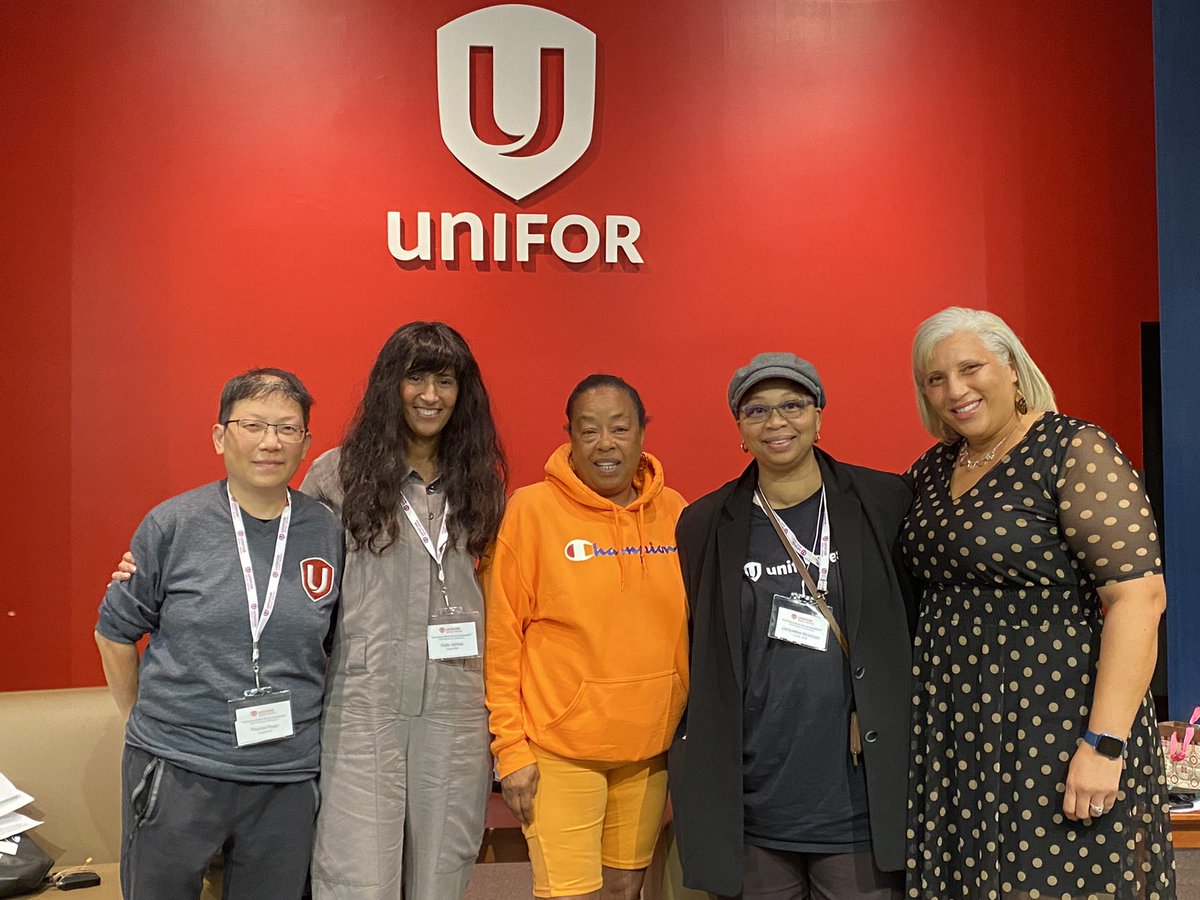 UniforTheUnion's tweet photo. The panel on Racial Justice Advocates at #unstoppable2022 pulls every sister into the work of inclusion. 

“You can’t be an ally in the safe, comfortable spaces. You need to stay angry, alert and supportive.” - Racial Justice Advocate Peycke Roan. 

@CMaclin4HR #unifor https://t.co/9arnPx45l6