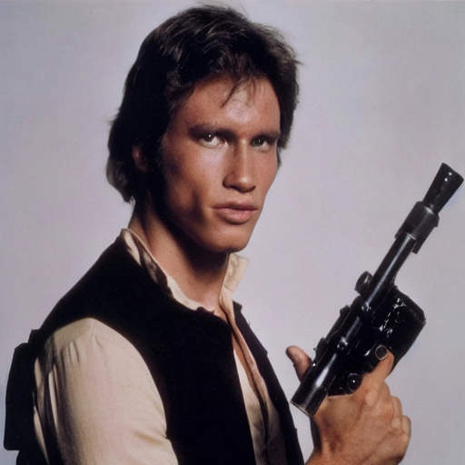 AugmentedDreams's tweet photo. Do you like #StarWars? Who is your favourite character? Mine is Han Solo. He looked so chiselled in those early films.😂

#stablediffusion #AIGenerated https://t.co/ukCX3VHPAm
