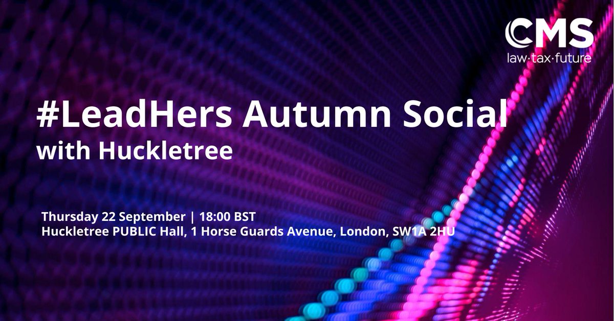 CMSequIP's tweet photo. Join the CMS equIP #LeadHers committee for our Autumn networking event next week. Women in Tech, female founded start-ups and investors are invited to join us at the spectacular @huckletree PUBLIC Hall location. 

Register to reserve your place: https://t.co/EHvWP0DBg7 https://t.co/leerFU4bNd
