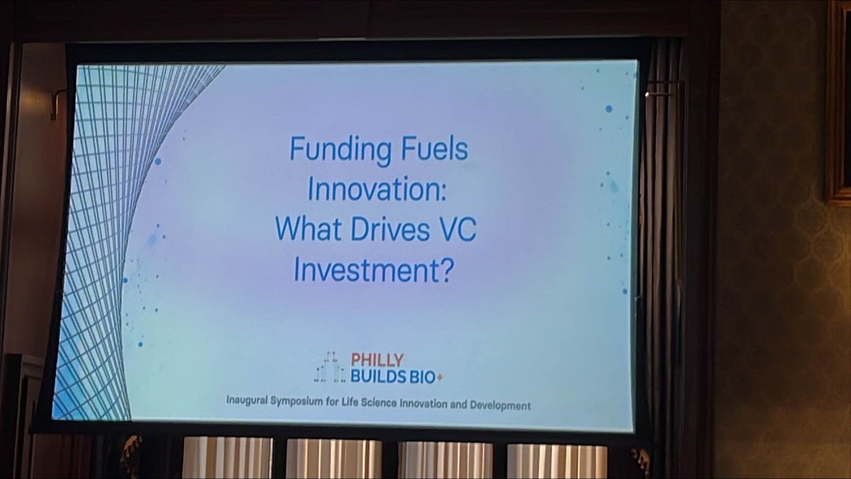 #Philadelphia experiencing unprecedented growth in venture capital. It's the right time to be in #Philly

@deanemiller of @PhilaPACT,  @Anurag_DoubleA of @OUP_VC @scottnissenbaum of @bftp_sep & Matt Plevich of @NewSpring_PE 
#biorevolution #PhillyBuildsBio #Innovate #Collaborate