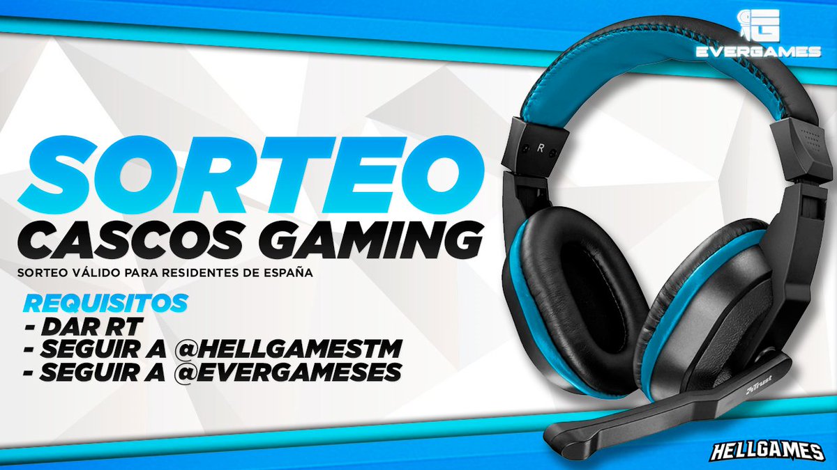 HellGames_es's tweet photo. 🔥 ¡#SORTEO DE CASCOS #GAMING! 🎁🔥

REQUISITOS PARA PARTICIPAR:
• Dar RT 🔁
• Seguir a @HellGamesTM
• Seguir a @EverGamesES 

Finaliza el 20/09 ⏳

¡SUERTE! 🍀 https://t.co/VLg3ecuw8e