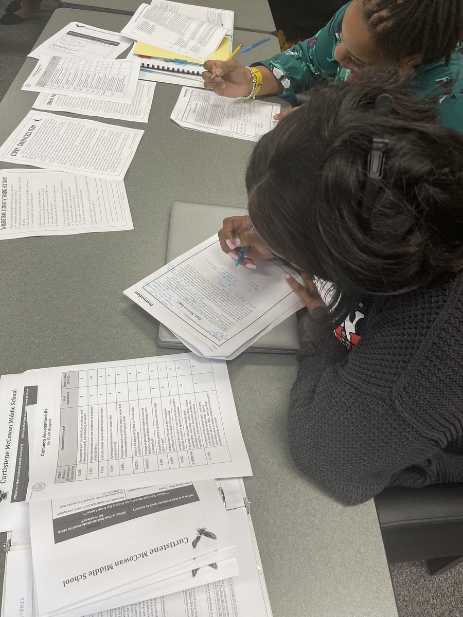 drbstrickland's tweet photo. ELAR teams are preparing their exemplars in PLC!!!! #ontheroadtoexcellence https://t.co/6JloXSprE6