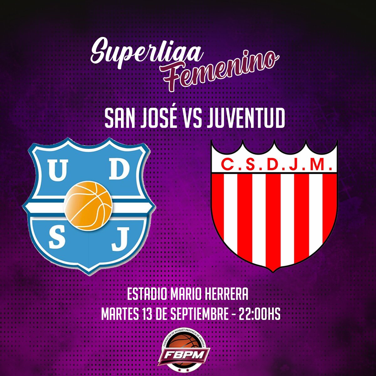 SUPERLIGA🔥

San José y Juventud Mendocina protagonizarán un partidazo, desde las 22 horas, en el Pelado Herrera. Imperdible!

Seguilo por la app CABB de tu celular.