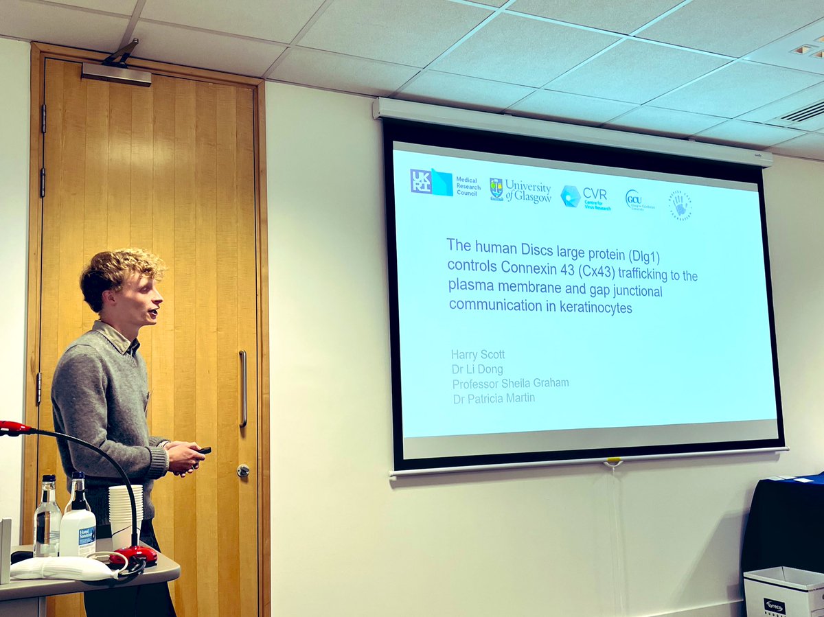 Dr. María D. Mayán (@mariadmayan) on Twitter photo And another great talk from <a href="/Trisha_CxGCU/">Trisha Martin</a> lab 👉Harry Scott showing new results about how Dlg1 controls Cx43 trafficking to the membrane <a href="/CaledonianNews/">Glasgow Caledonian University</a>
#ConnexinResearchDay2022 <a href="/GCUSHLS/">Glasgow Caledonian University SHLS</a> <a href="/CaledonianNews/">Glasgow Caledonian University</a> <a href="/Trisha_CxGCU/">Trisha Martin</a> And another great talk from <a href="/Trisha_CxGCU/">Trisha Martin</a> lab 👉Harry Scott showing new results about how Dlg1 controls Cx43 trafficking to the membrane <a href="/CaledonianNews/">Glasgow Caledonian University</a>
#ConnexinResearchDay2022 <a href="/GCUSHLS/">Glasgow Caledonian University SHLS</a> <a href="/CaledonianNews/">Glasgow Caledonian University</a> <a href="/Trisha_CxGCU/">Trisha Martin</a>