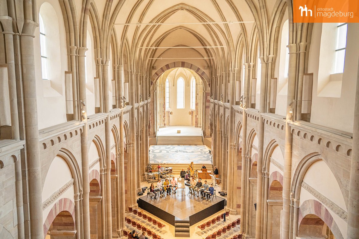 Ottostadt's tweet photo. Das #Kunstmuseum Kloster Unser Lieben Frauen #Magdeburg feiert am Wochenende mit einem großen Fest die Eröffnung des Nordflügels &amp; der Klosterkirche nach umfangreichen #Sanierungen. 

👇https://t.co/WDLQ9P2HLM https://t.co/7HidxDv0uO