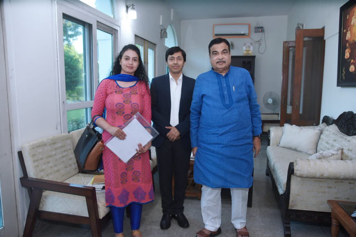 Had a fruitful interaction with Honourable Minister Shri Nitin Gadkari regarding innovation ecosystem in India. Minister Sir has always been very supportive towards innovation and entrepreneurship.