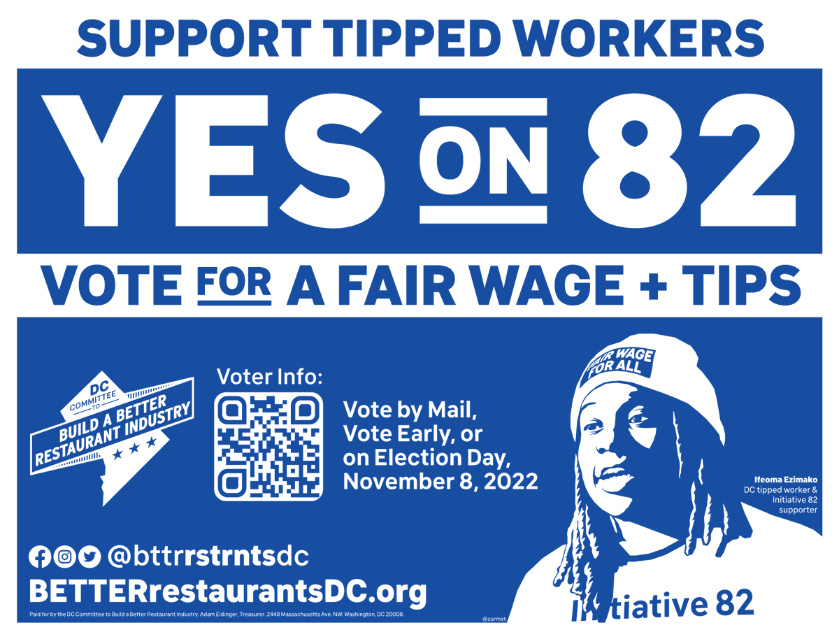 bttrrstrntsdc's tweet photo. This Thursday evening from 5pm to 7pm we are having a #PosterParty!
Join campaign volunteers as we put #YESon82 campaign posters across all 8 wards!
Register here: https://t.co/bKkCgCgKkr
Invite your FB Friends: https://t.co/WMqbHYMng5 https://t.co/smq95VvSgD