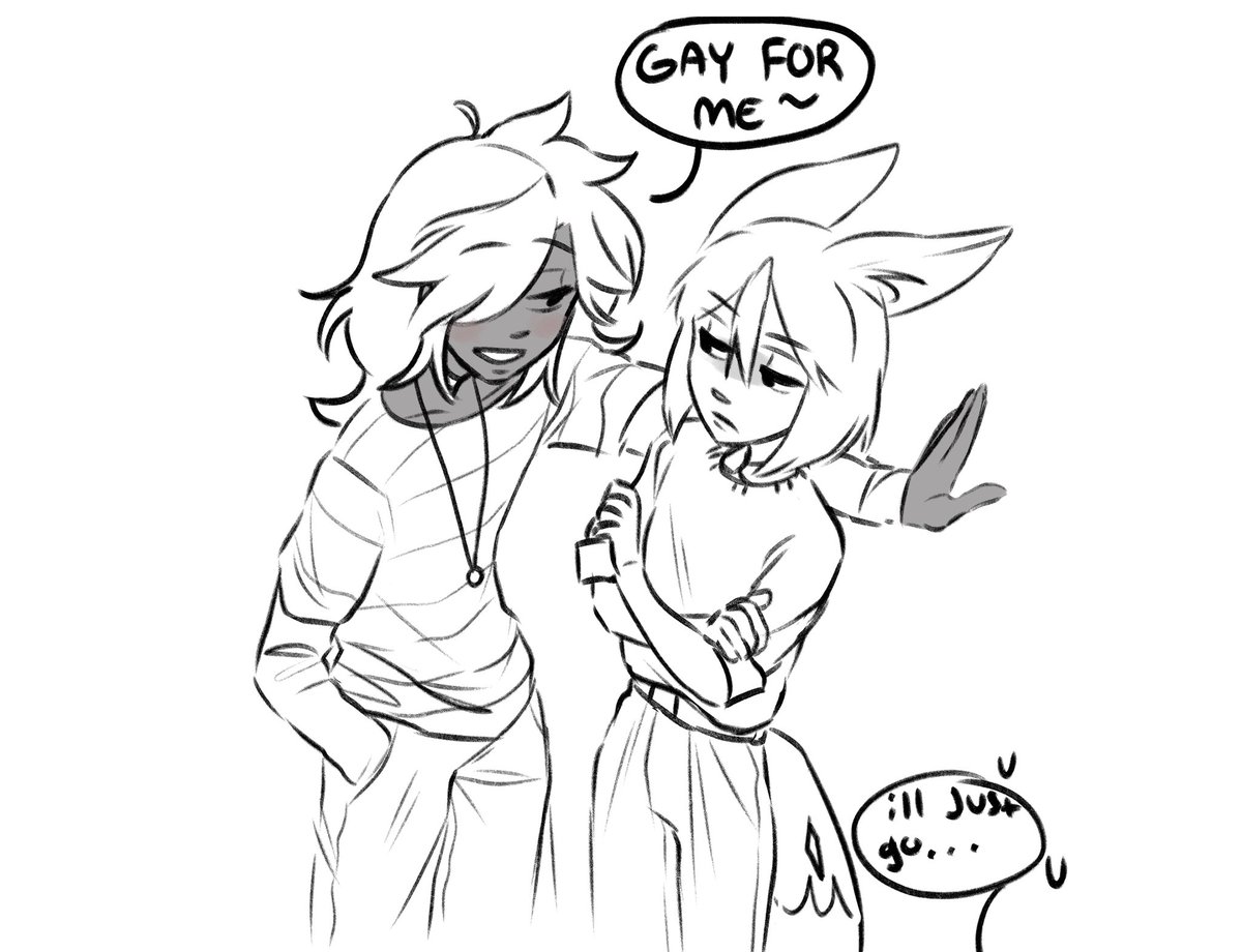 just a dumb quick comic of #cynonari 

cyno is walking in the halls and sees tighnari talking to some girl (highschoolAU)

#Cyno #Tighnari #Genshinlmpact