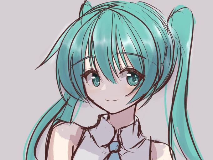 描くモチベアップの為にprocreate買ってみた( 'ω')そんなに差はないだろうなと思ってたけど結構独特で難しい～!線描くのは楽しい!とりあえず機能調べながら試し描き 