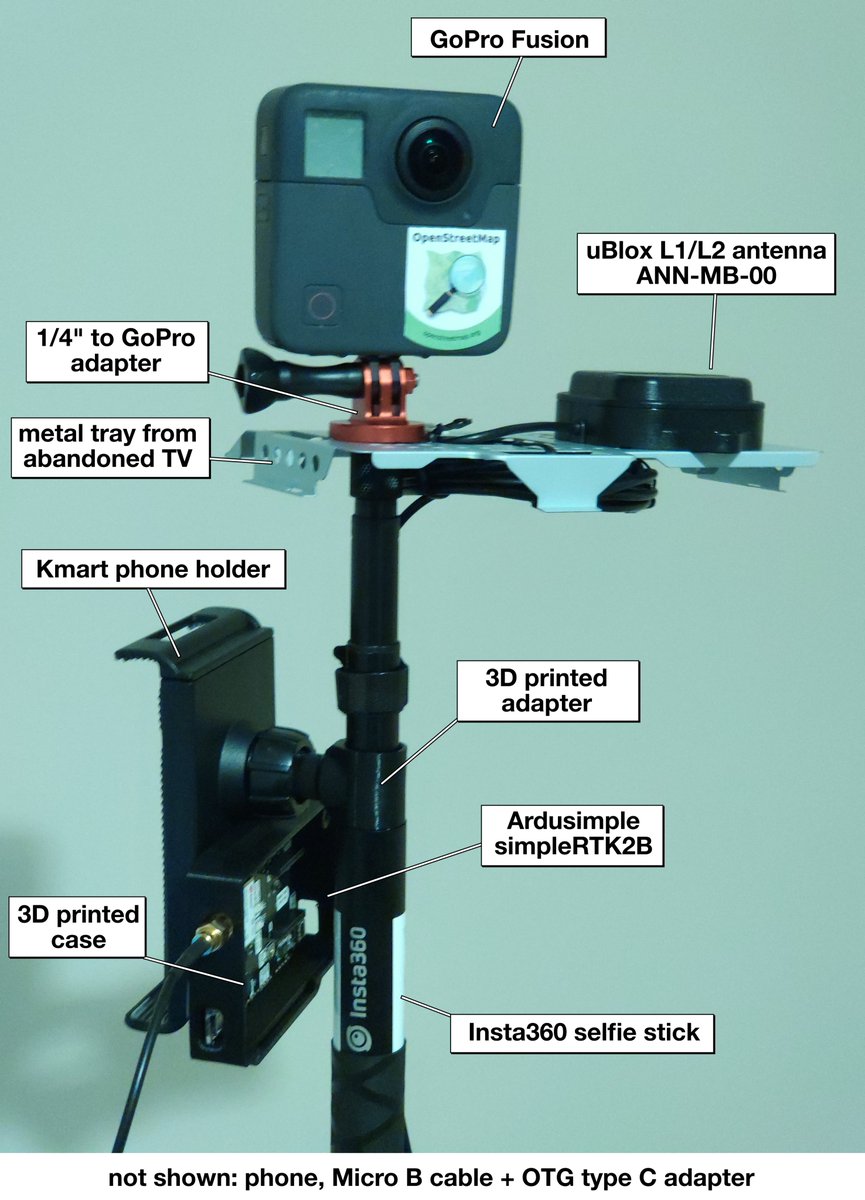 asturksever's tweet photo. @mapillary @at2hu4u  is using Ardusimple, he mentioned on his diary that  "Under ideal conditions with RTK fix, the receiver can locate Lat/Lon to 14 millimetres"!

This is absolutely fantastic!
https://t.co/erNIs7RTB2 https://t.co/TzAK0wBsDQ