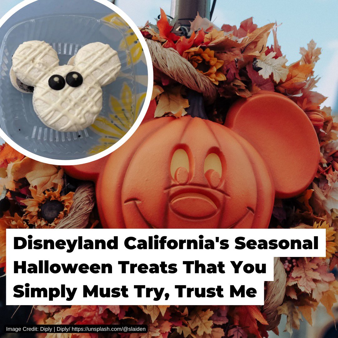 One of our editors at Diply had the opportunity to go to D23 and Disneyland, and while she was there, she rounded up a list of her favourite seasonal treats #Disneyland 👇👇👇 bit.ly/3S1LMxa