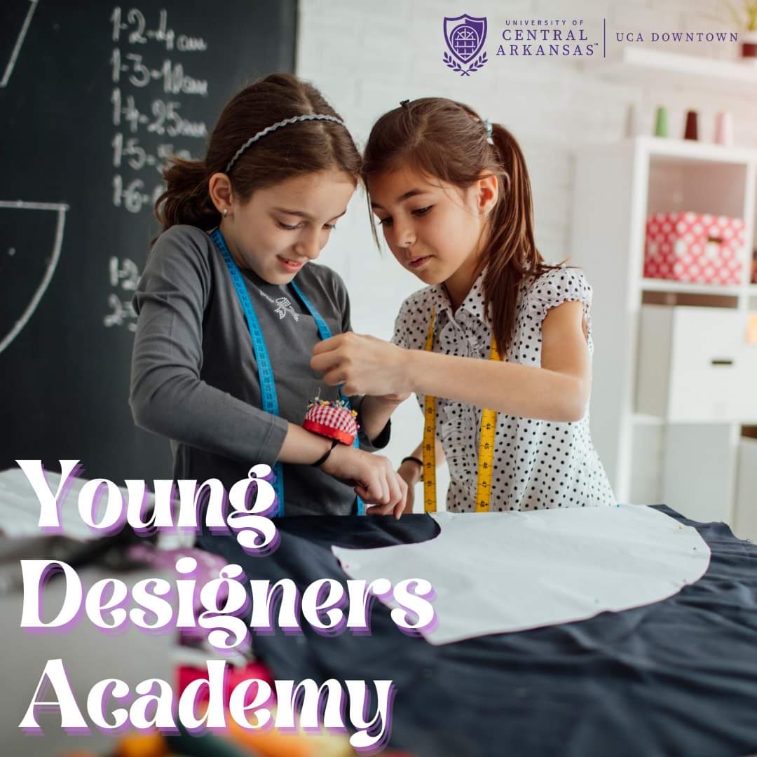 There's still time to sign up for Young Designers Academy! We have classes available for ages 7 to 22. Don't miss out on this opportunity to learn the lost art of sewing.

uca.edu/go/223992