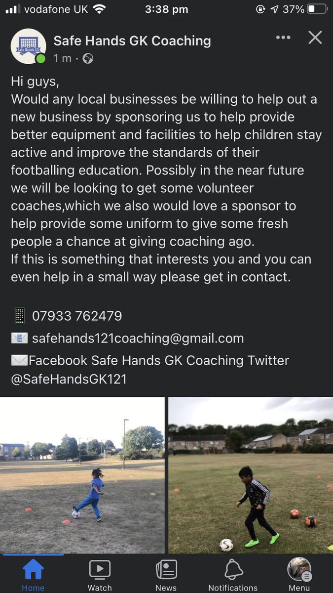 Safe Hands GK Academy tweet media