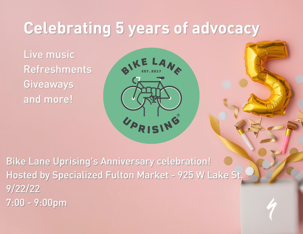 Have you RSVP'd to join us next Thursday? Early bird prices end Thursday. bikelaneuprising.com/events/bike-la…