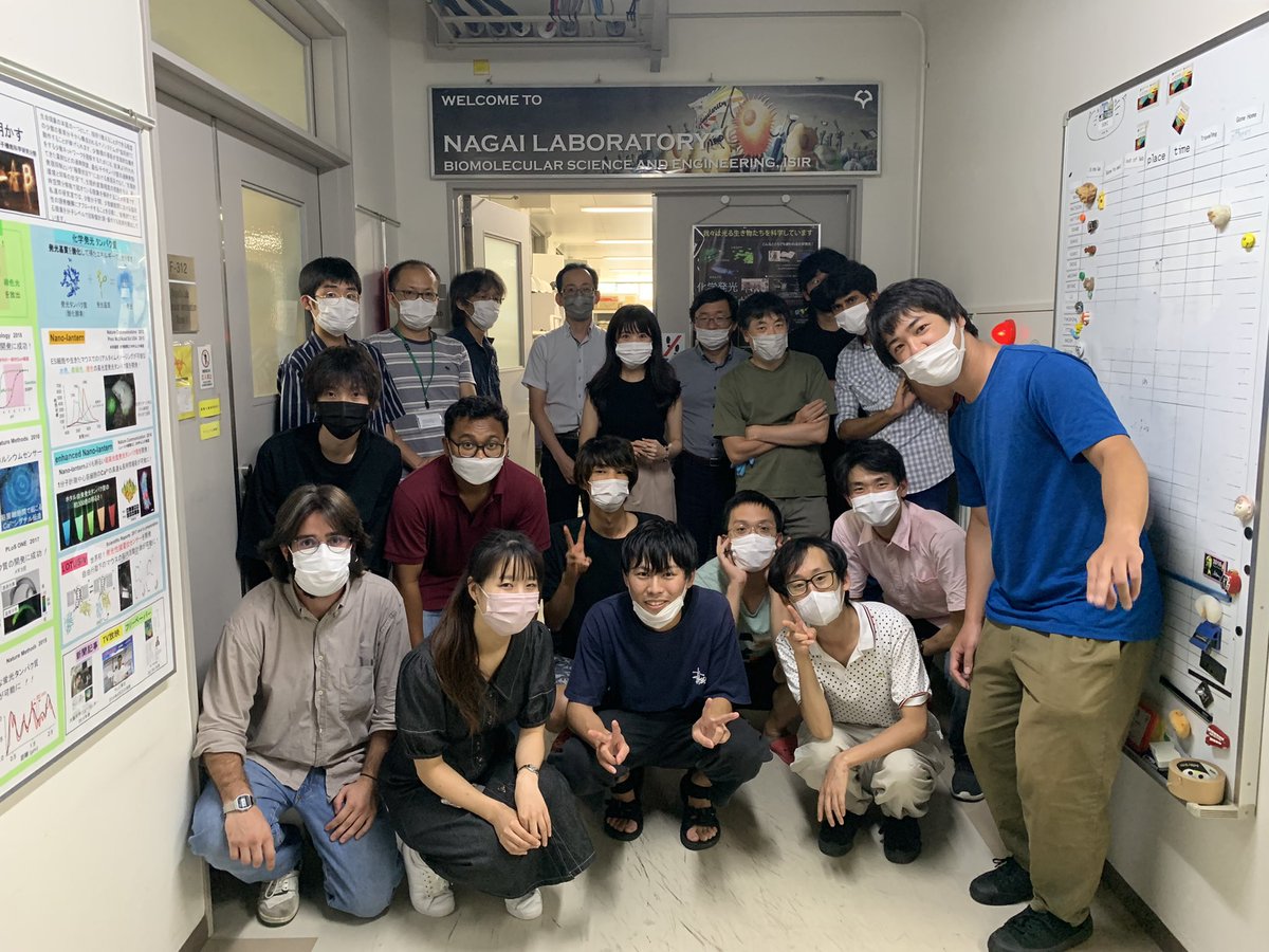 LabNagai's tweet photo. 本日は、イギリスのエクセター大学からインターンとして来ていた今井さんの最終日でした。集大成として、インターンで学んだ事、今後の夢についてプレゼンしてもらいました。永井研では、こういったアグレッシブな学生を求めているので、ドシドシ見学に来てください！今井さん2ヶ月間お疲れ様でした！ https://t.co/pvXfil6OVZ