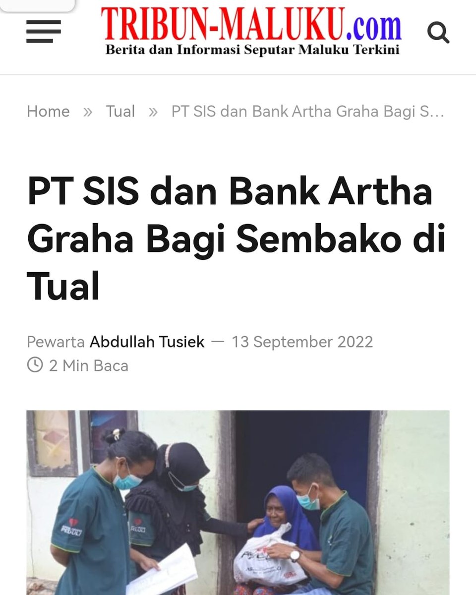 dkusumo45's tweet photo. Aksi ini merupakan salah satu upaya Artha Graha Peduli membantu masyarakat kurang mampu dalam menghadapi dampak kenaikan BBM

#ArthaGraha 
#ArthaGrahaPeduli
#ArthaGrahaMemangPeduli
#TerimakasihArthaGraha
#BansosArthaGraha
#bankarthagrahainternasional 
#agicash #indonesia https://t.co/XRhN6P52DY