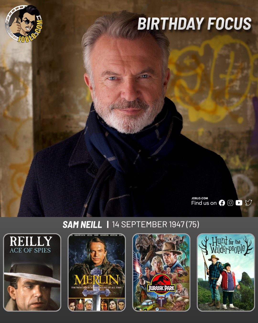 Happy birthday Sam Neill!  