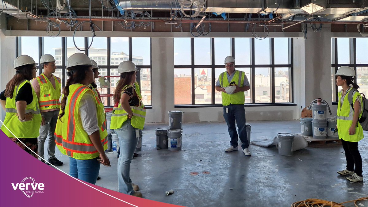 A new Verve space is under way at Fenway in Boston! We’re excited about our continued growth, including more lab and office spaces, as we lean further into our mission of developing base editing medicines to treat patients with #cardiovasculardisease.