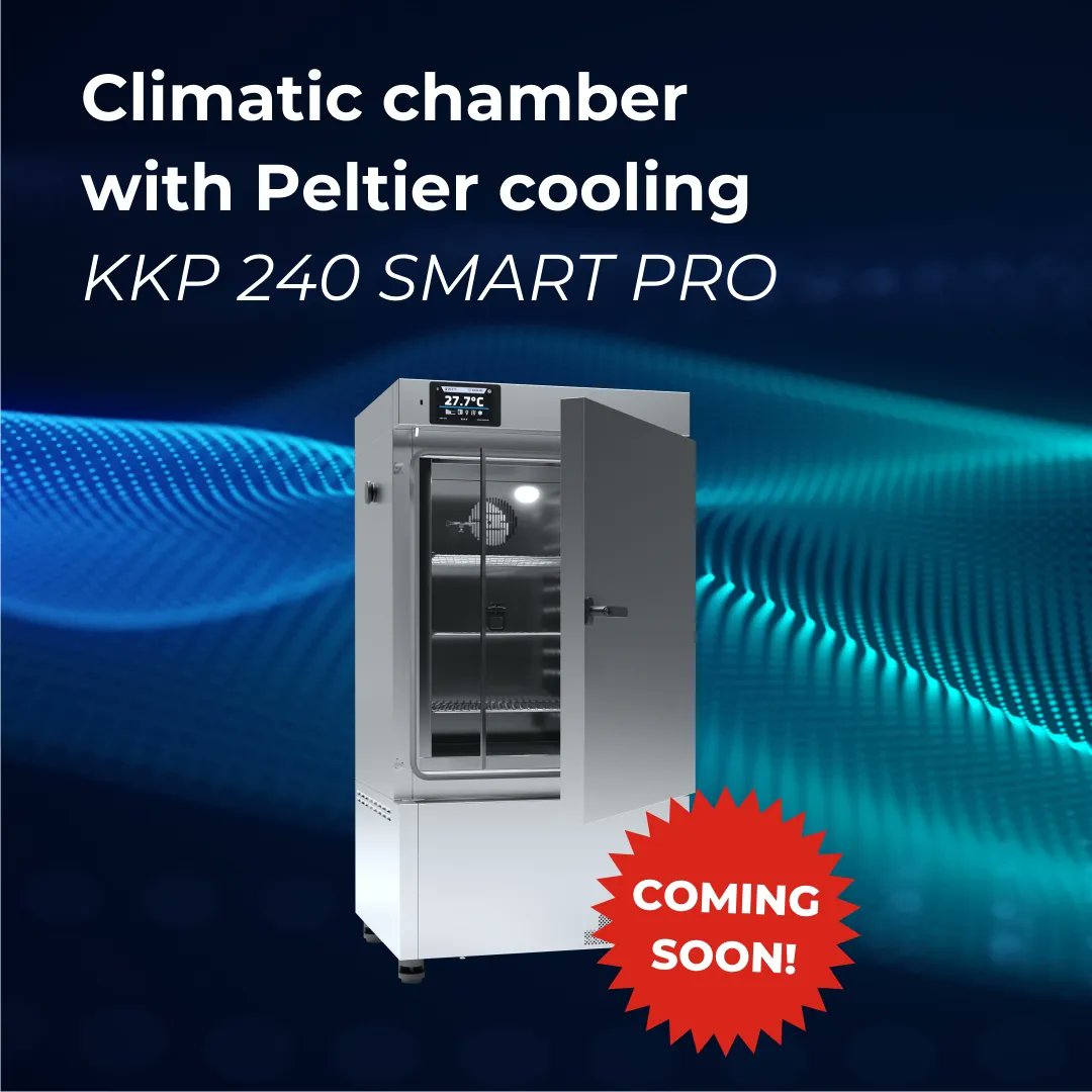Pol_Eko's tweet photo. One of the two units that premiered at this year’s @ACHEMA was the #Peltierclimatechamber. In times of rising electricity #bills and care for the natural #environment, our new chamber is the ideal solution. The unit #comingsoon on sale. 
#polekoaparatura #new https://t.co/86Pgkn8GXw