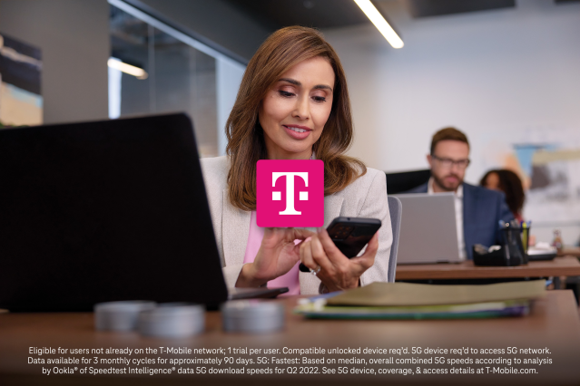 AlissiaJay's tweet photo. I’m excited to share the news that T-Mobile now offers businesses like yours a FREE 3-month trial to test out the leader in #5G. Give your business the competitive edge it deserves. Get going with America’s reliable #5GNetwork today: https://t.co/j404LXhTVh https://t.co/lYWnAuuhzv