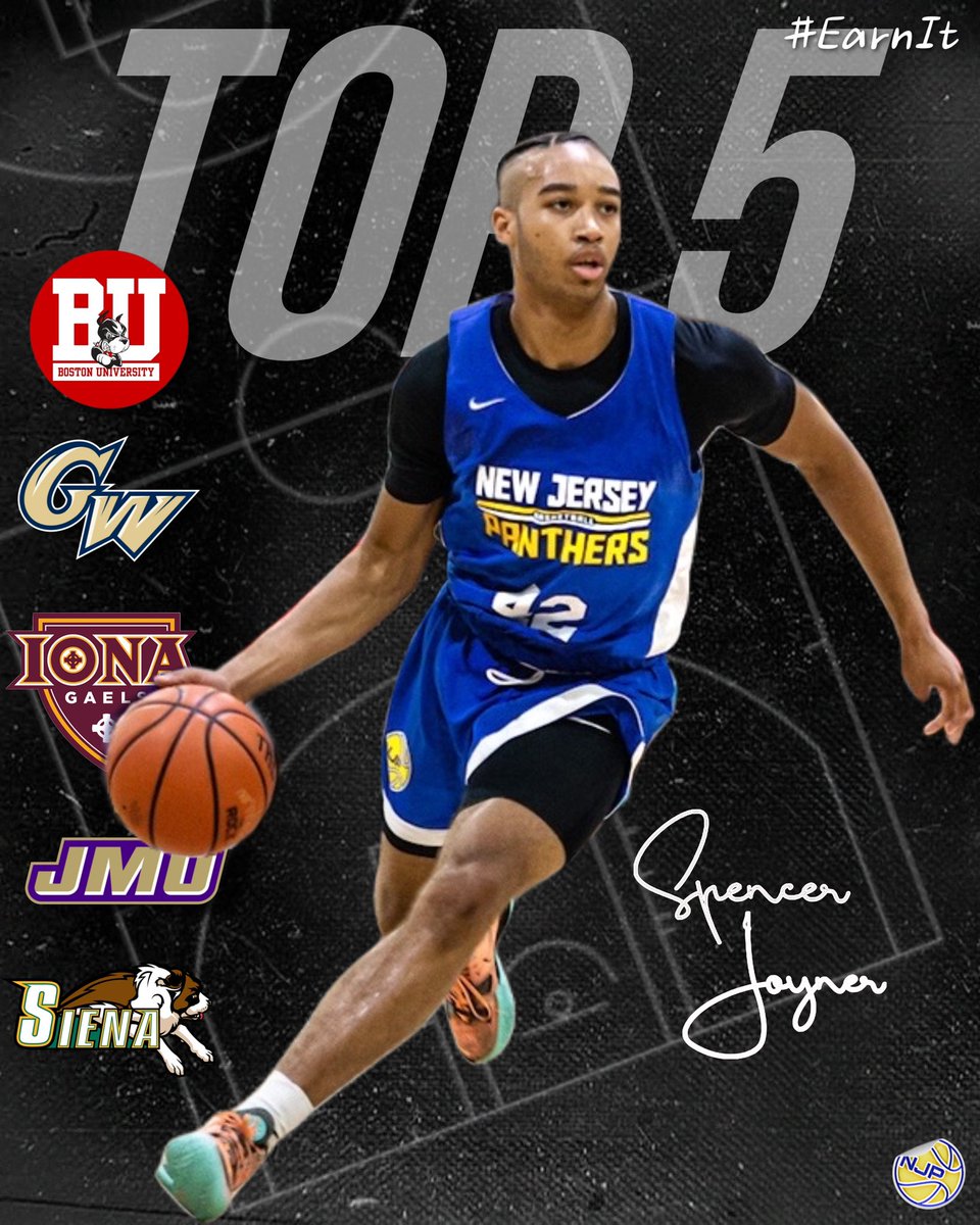 2023 G <a href="/SpencerJoyner25/">Spencer Joyner</a> has announced his top 5 schools. The strong and athletic guard plays with a high IQ and picked up an offer from Boston over the summer. His exceptional play was big time for our 17U HGSL squad over the summer! #earnit