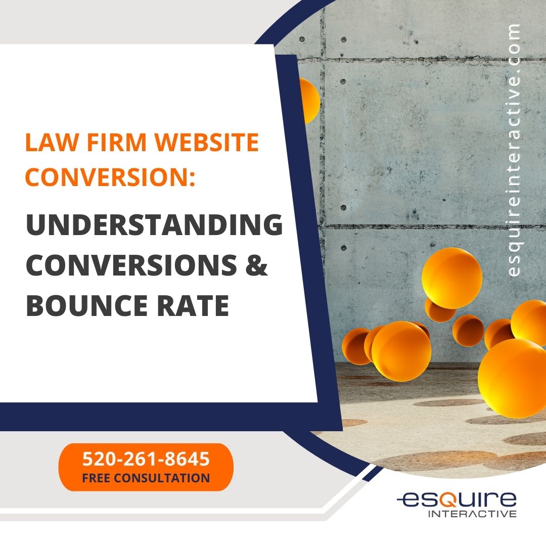 Do you understand your law firm's website conversion and bounce rates? If not, you are likely missing out on lucrative leads. Learn more about law firm website conversion and what you can do to improve your ROI: bit.ly/3Bf2eTV