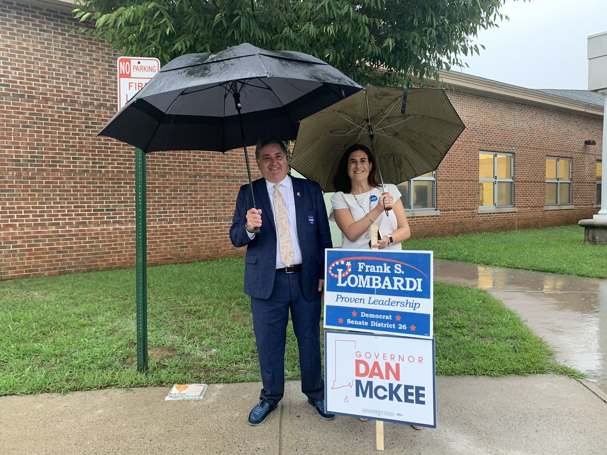SenatorFrank26's tweet photo. Rain or shine - your vote matters! Today’s last day to vote in the Primary! District 26, vote Frank Lombardi for State Senate! https://t.co/tXUVKGGUTC