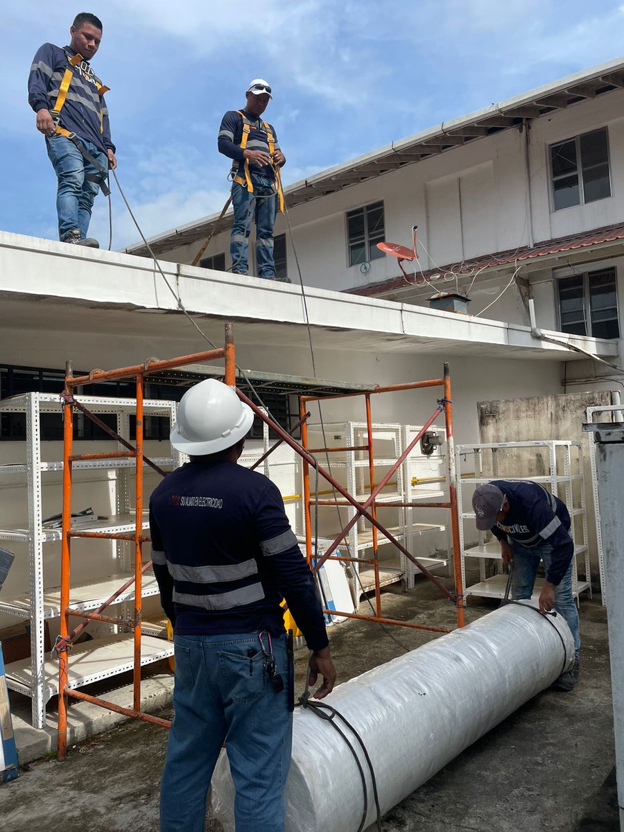 jesusglzmar's tweet photo. Iniciamos el proyecto demostrativo número 10 de la iniciativa #TermosolarPanama, como resultado se instalaran 1200 litros de agua caliente solar, para la residencia de adultos mayores de la Fundación Nueva Vida en Panamá Pacífico. #solarizate @HeatChangers @g_gonzalez_d https://t.co/oTbhQoLiat