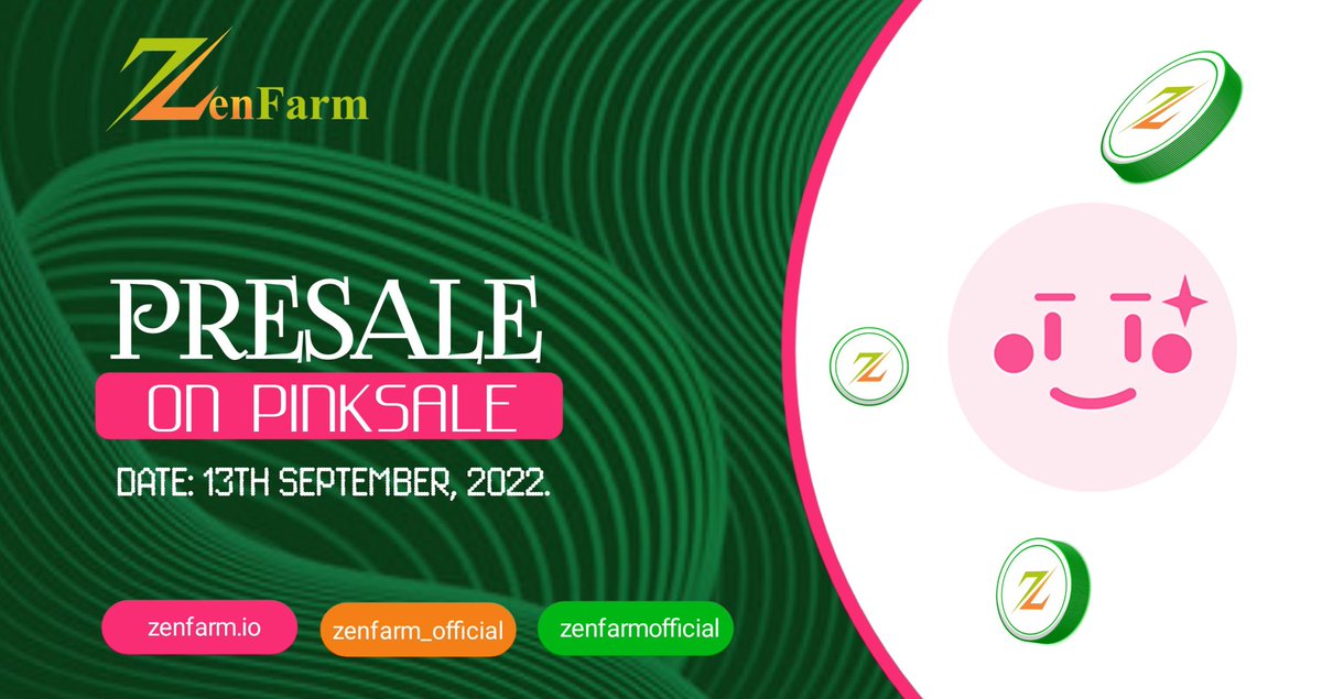 ChiomaChukwura2's tweet photo. #ZenFarm project #presale is Live now..!the presale is happening now in 👇👇 https://t.co/kaGV4eVEaa….
This is a great opportunity to buy $ZFT native token at a cheap price.
Join here. https://t.co/kaGV4eVEaa…
Don't miss this opportunity
#Crypto #blockchain #ZFT https://t.co/ibKa2z4Q7y