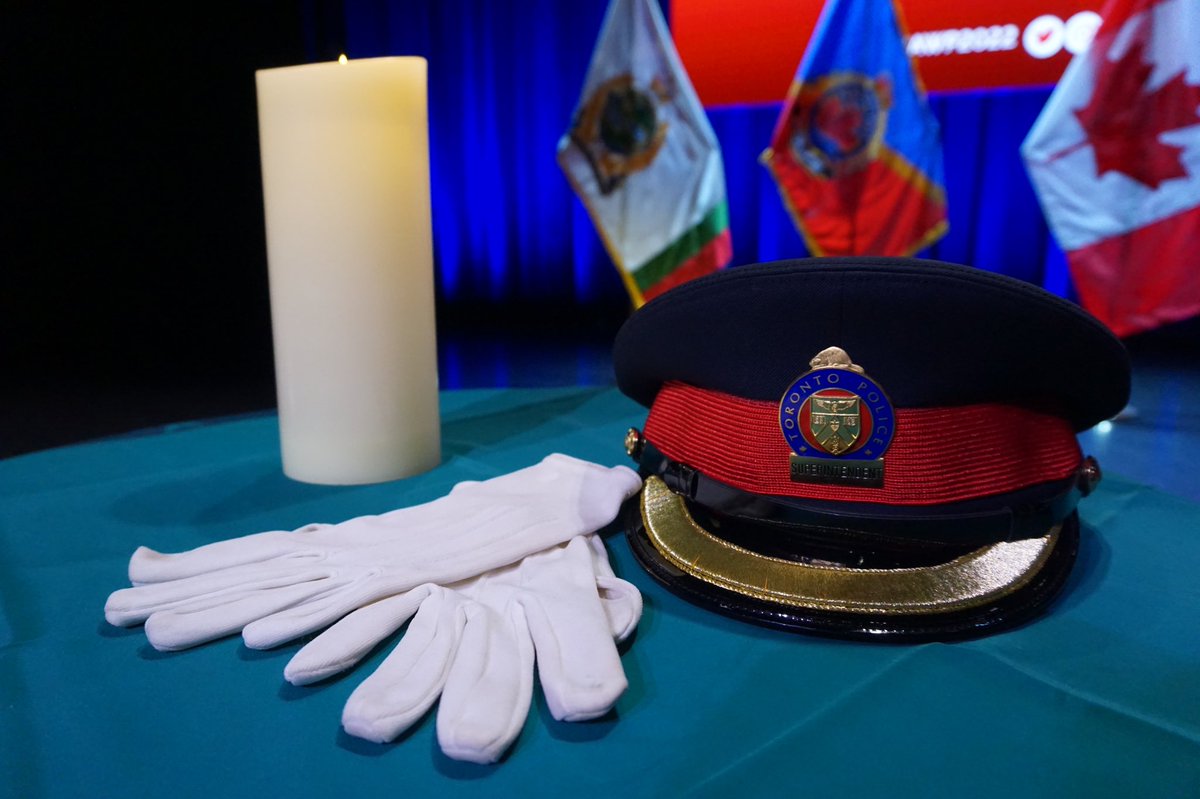 SSabourinNRP's tweet image. We are honouring fallen Constable Andrew Hong at @IAWP2022 and standing in support of his friends, family, and colleagues @TorontoPolice