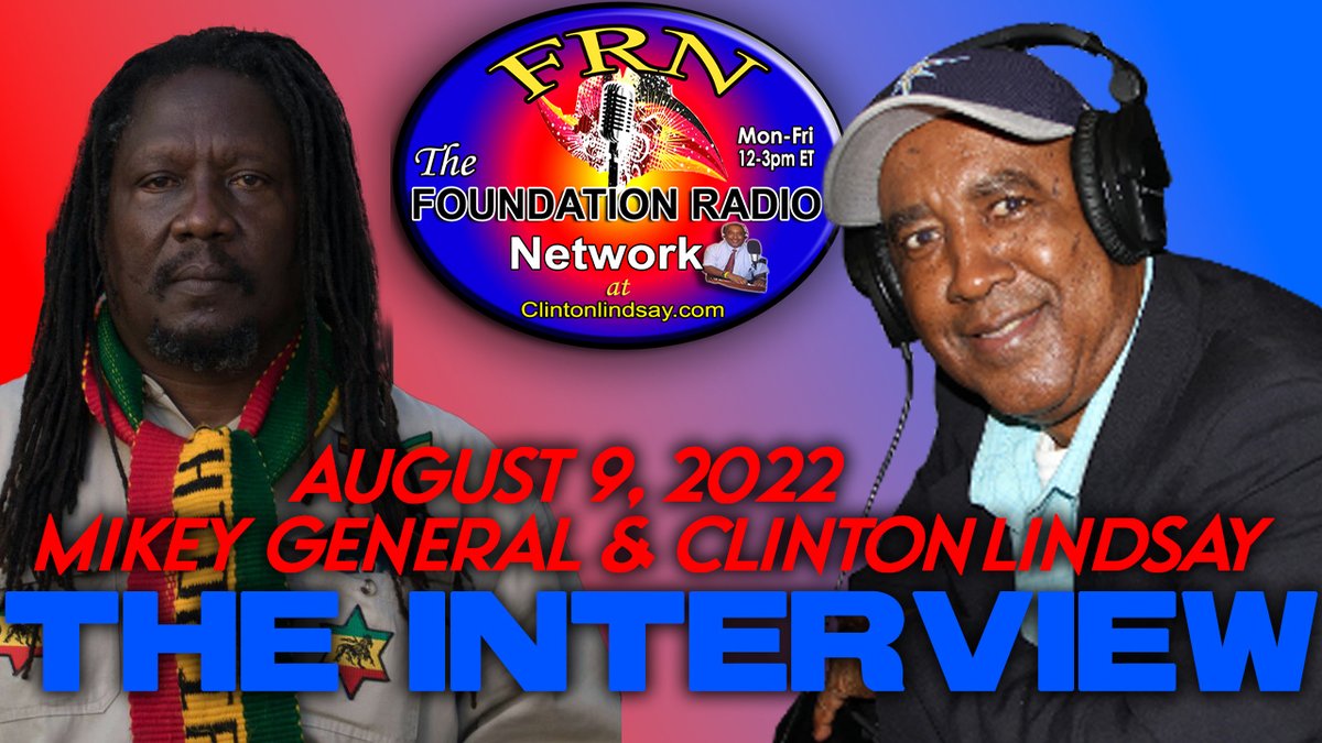The Foundation Radio Network: Interview with Mikey General, now on Youtube!
youtu.be/_srJ0qECH0M