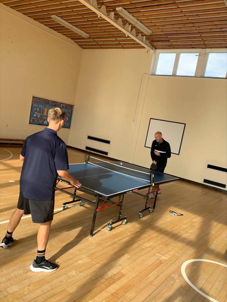 BeaconAcadPE's tweet photo. It's good to be back! 

Over 25 KS3 Girls with @ImrieMiss and Miss Darnell for Netball 

While our newest members of the PE department @MrBlythJB &amp; Mr. Mundell commenced Beacon's first ever Table Tennis club welcoming a number of students from Year 7 to Year 9. 

#TeamBeacon https://t.co/mNYXxtYvgi