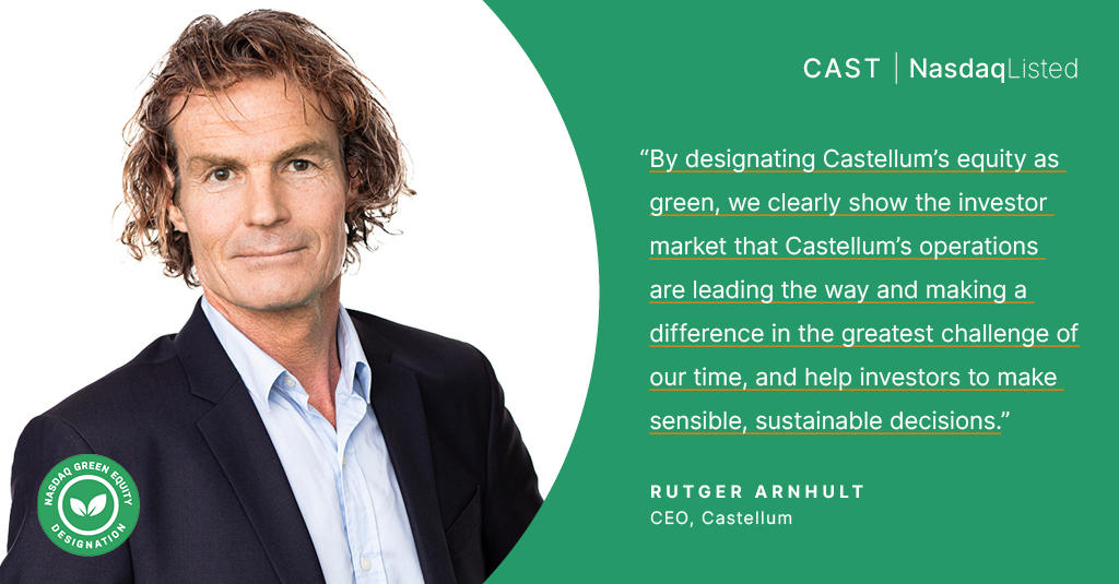Congrats to <a href="/Castellum_ab/">Castellum AB</a> on their <a href="/NasdaqExchange/">Nasdaq Exchange</a> Green Equity Designation! $CAST is the first large property company in the Nordics to receive the designation, which helps support equity issuers on Nasdaq EU markets with their green business models &amp; strategies.