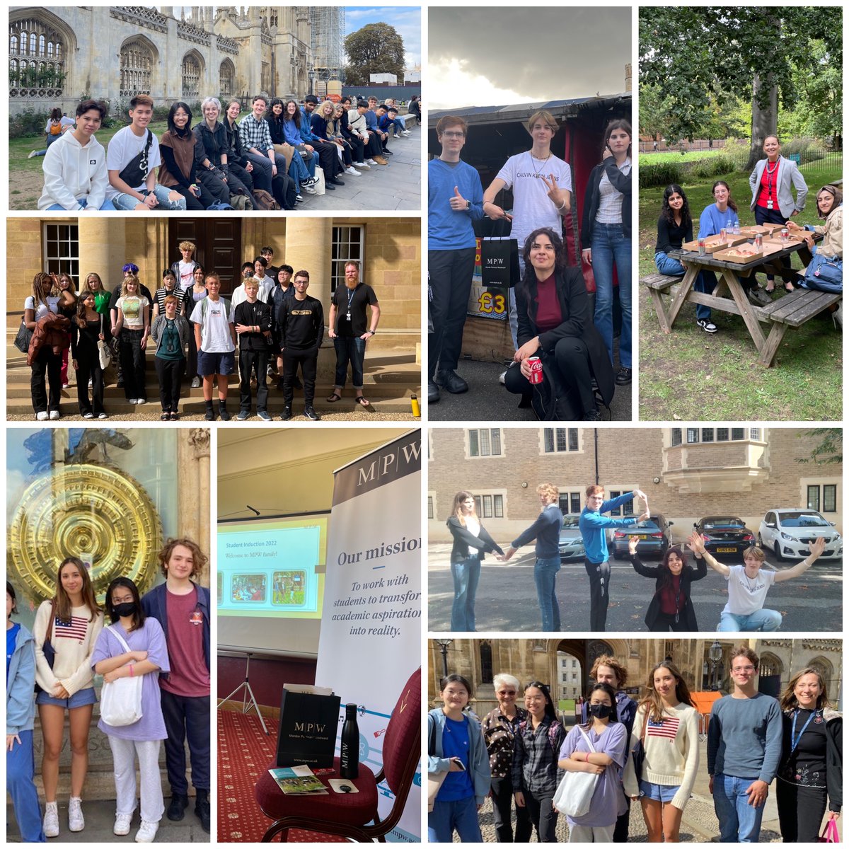 MPWCambridge's tweet photo. What a wonderful day we all had welcoming our new students to Cambridge! #WelcomeToCambridge #ClassOf2023 https://t.co/94qLmlcIyo
