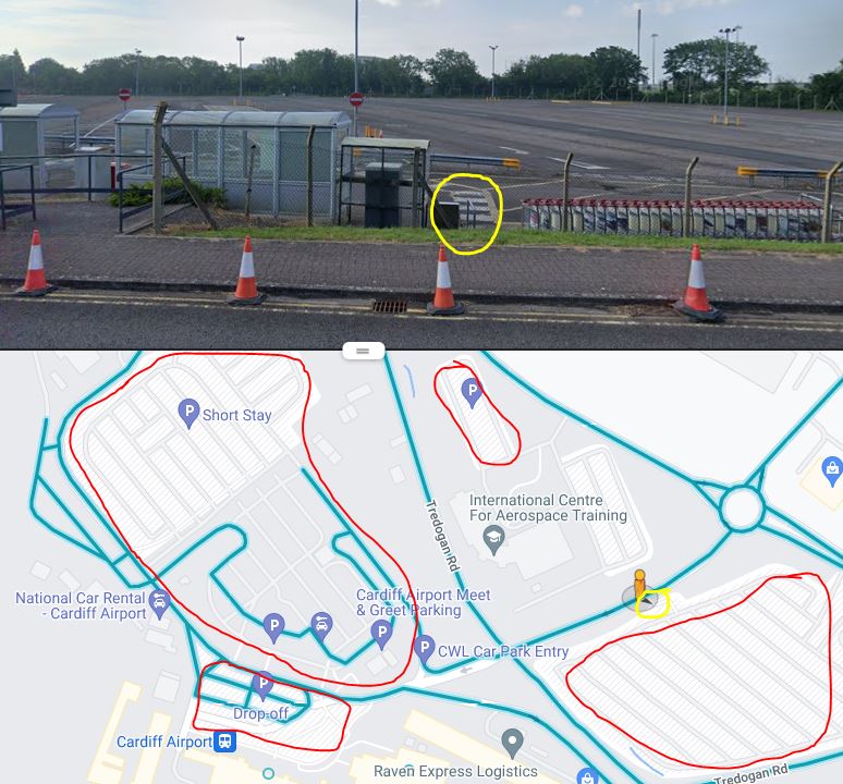 BikeWalkScoot's tweet photo. Planning to cycle to @VOGCouncil @Cardiff_Airport &amp; leave my bike a few days whilst away. I can only find ONE single bike stand for the entire airport &amp; it is not even close to the entrance(!) 1000's of car parking spaces but nothing for bikes... 🚲🚂🔐✈️🏴󠁧󠁢󠁷󠁬󠁳󠁿 https://t.co/hBI6P0bHl2