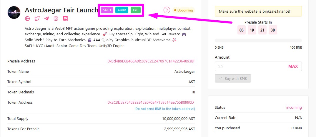 PinkSale (Pink Ecosystem) tweet media